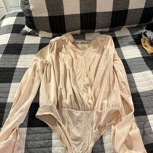 Satin body suit